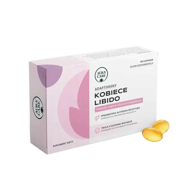 Aura Care KOBIECE LIBIDO kapsułki z Ashwagandhą Dong quai Kobieta 60 sztuk