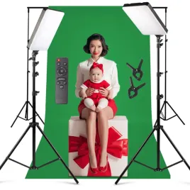 zestaw-2x-lampa-panelowa-led-enso-160-zielone-tlo-green-screen-stelaz