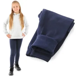 ocieplane-elastyczne-legginsy-dzieciece-produkt-polski-getry-granatowe-134