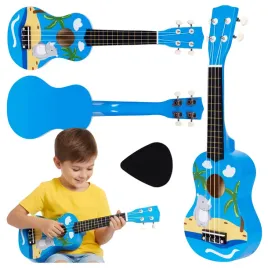 gitara-ukulele-dla-dzieci-drewniana-4-struny-nylonowe-kostka-do-gry-ecotoys