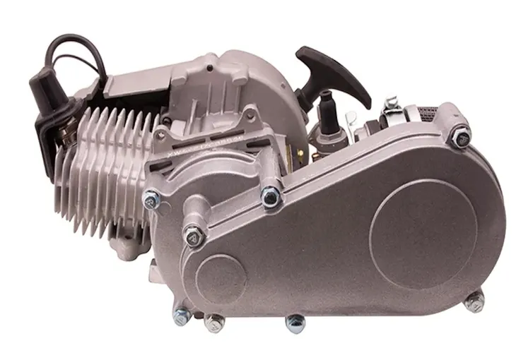 SILNIK POZIOMY Mini-Cross 60cc 2T AUTOMAT SREBRNY MINI QUAD AUTOMATYCZNY