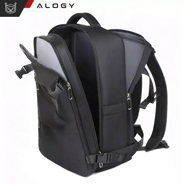 alogy-plecak-miejski-czarny-waga-z-opakowaniem-0-7-kg