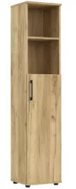 regal-biurowy-s20-dab-craft-witryna-z-drzwiczkami-prawostronny-185x40x38