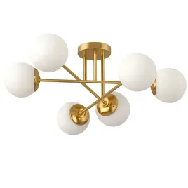 lampa-wiszaca-sufitowa-zlota-zyrandol-biale-kule-6x-led-e27