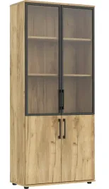 regal-biurowy-s7-dab-craft-z-witryna-i-drzwi-185x80x38-cm-meble-biuro