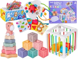 bemi-zabawki-sensoryczne-6w1-miekkie-klocki-gryzak-kostka-sorter-wieza