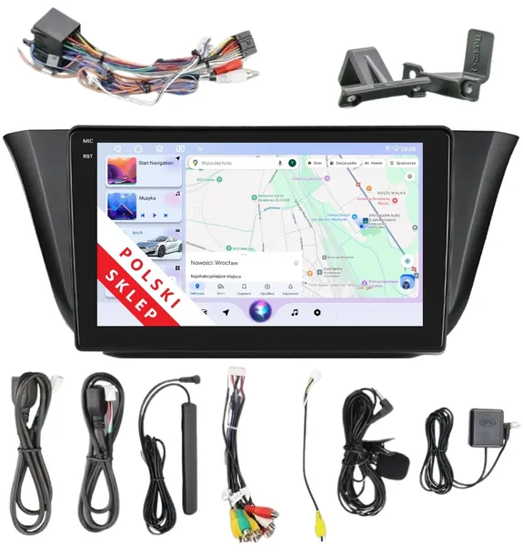 2DIN RADIO NAWIGACJA ANDROID IVECO DAILY 6 VI 4/64 GB DSP CARPLAY LTE