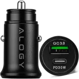 ladowarka-samochodowa-usb-typ-c-alogy-3000-ma-kolor-czarny