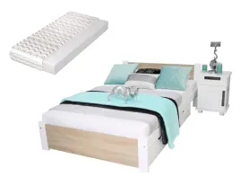 lozko-podwojne-drewniane-3d-120x200-dab-sonoma-materac-pi-stelaz-gratis