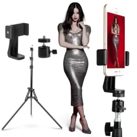 zestaw-do-streamingu-uniwersalny-adapter-do-smartfona-statyw-z-glowica