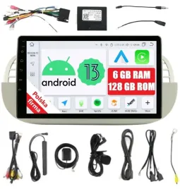 radio-2din-nawigacja-android-fiat-500-6-128-gb-dsp-carplay-lte-qled