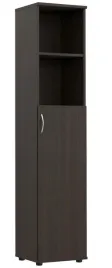 regal-biurowy-s20-wenge-witryna-z-drzwiczkami-prawostronny-185x40x38