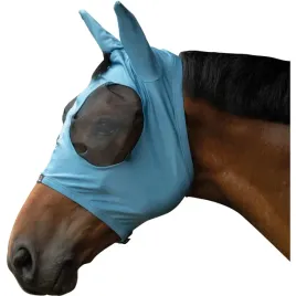 moskitiera-przeciwko-owadom-dla-konia-hkm-elastic-niebieska-xl