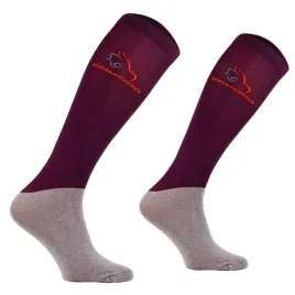 skarpetki-jezdzieckie-mondo-calza-microfibre-bordowe-m-39-42