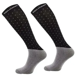 skarpetki-jezdzieckie-mondo-calza-dots-microfibre-czarne-biale-s-35-38