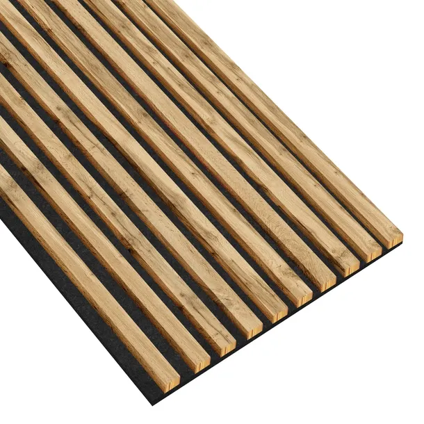 LAMELE NA FILCU 51,5x275 ŚCIENNE PANEL AKUSTYCZNE DĄB NATURALNY WOTAN INNE