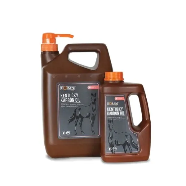 Olej lniany dla koni FORAN Kentucky Karron Oil 4,5l