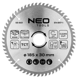 tarcza-do-pilarki-widiowa-185-x-30-mm-60-zebow-neo-tools-55-601