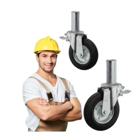 kolo-do-rusztowan-160-mm-z-hamulcem-guma-trzpien-27-mm-rusztowania