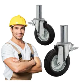 kolo-do-rusztowan-200-mm-z-hamulcem-guma-trzpien-27-mm-rusztowania