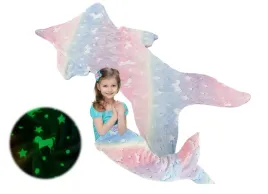 ogon-syreny-koc-kocyk-spiworek-dla-dziewczynki-miekki-konik-cieply-swiecacy