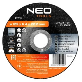 tarcza-szlifierska-do-metalu-125-x-6-4-x-22-2-mm-27-a24-r-bf-neo-tools