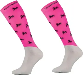 skarpetki-mondo-calza-horse-microfibre-rozowe-czarne-xs-31-34
