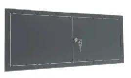 drzwiczki-rewizyjne-dwuskrzydlowe-90x30cm-grafit-metal-malowane-z-kluczem