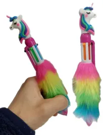 dlugopis-wlochaty-z-jednorozcem-unicorn-wielokolorowy
