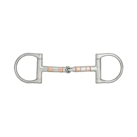 wedzidlo-d-ring-horze-copper-rolls-lamane