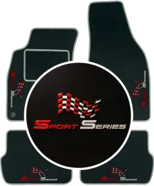 dywaniki-welurowe-citroen-c3-iii-2016-szara-lamowka-haft-sport-series