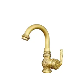 bateria-umywalkowa-stojaca-antyczny-mosiadz-flower