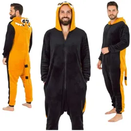 pizama-meska-szop-pracz-smieszna-kigurumi-onesie-zimowa-ciepla-kostium-m
