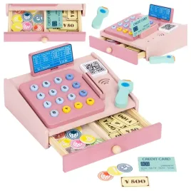 kasa-fiskalna-dla-dzieci-drewniana-skaner-banknoty-monety-karta-szuflada