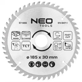 tarcza-do-pilarki-widiowa-185-x-30-mm-48-zebow-do-drewna-neo-tools
