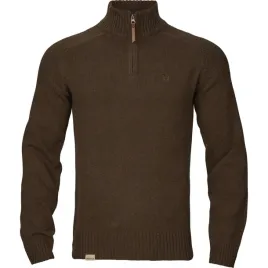 sweter-harkila-vincent-merino-half-zip-demitasse-brown-xxl