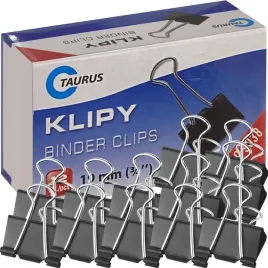 klipy-klipsy-biurowe-metalowe-czarne-taurus-19mm-12szt