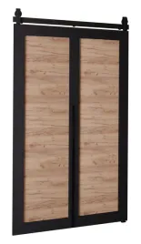 drzwi-przesuwne-nascienne-lamane-quadio-m1-skladane-czarny-dab-craft-100
