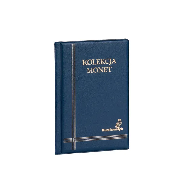 KLASER ALBUM KIESZONKOWY NA 192 MAŁE MONETY NIEBIESKI