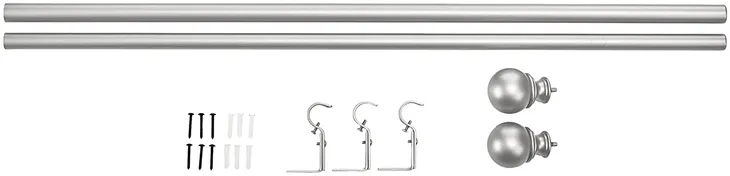 karnisz-regulowany-amazon-basics-91-182cm-szary-rodzaj-drazek-koncowka-kolor-srebrny