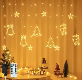 led-light-curtain-for-christmas-light-chain-138led-8modes-gwiazdy-renifery