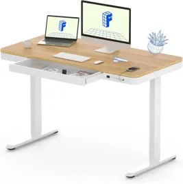 biurko-elektryczne-flexispot-ew8-120x60-cm-klon-regulowane-z-usb-i-szuflada