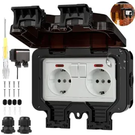 podwojne-gniazdo-ogrodowe-zewnetrzne-wodoszczelne-gniazdko-elektryczne