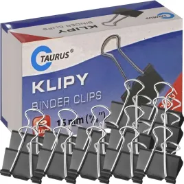 klipy-klipsy-biurowe-metalowe-czarne-taurus-15mm-12szt
