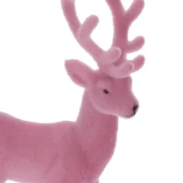 rozowy-renifer-stojaca-figurka-swiateczna-na-prezent-pod-choinke-20-cm