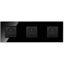 gniazdo-gniazdko-potrojne-czarne-szklane-z-bolcem-kontakt-szklo-premium