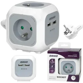 przedluzacz-listwa-kostka-magic-cube-4-gniazda-2x-usb-ladowarka-kabel-14m