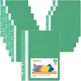 skoroszyt-z-perforacja-typu-pvc-wpinany-do-segregatora-a4-zielony-10szt