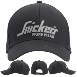 czapka-z-daszkiem-meska-do-pracy-bejsbolowka-snickers-9041-truckerka-czarna