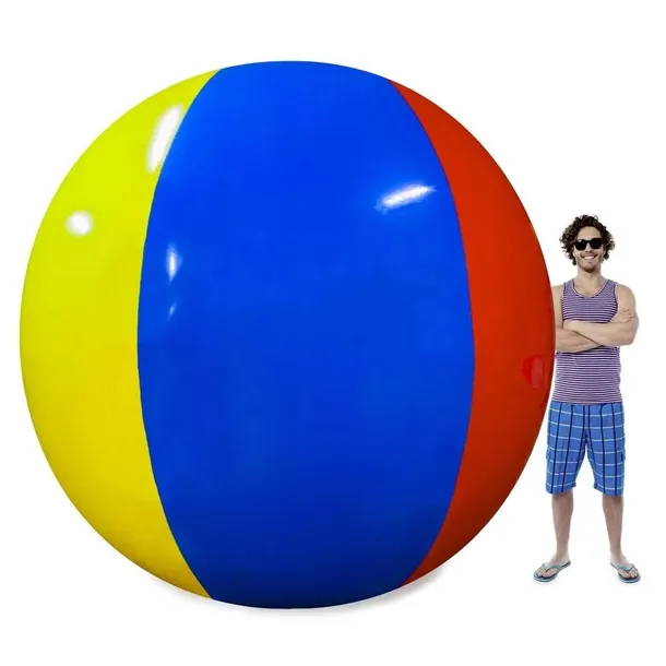 GIGANTYCZNA PIŁKA PLAŻOWA 200 CM !!! PVC 0,2 mm FESTYNY PLAŻA ZABAWA